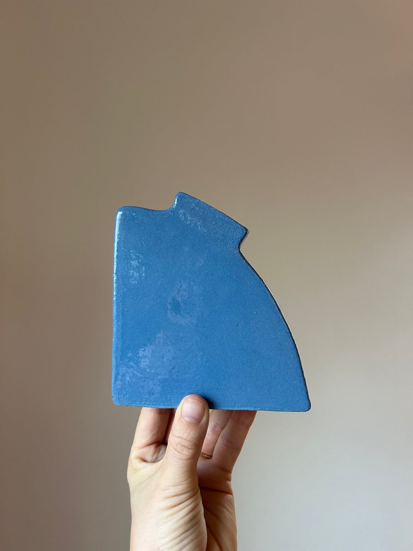 Vivid Blue Vase Bookend
