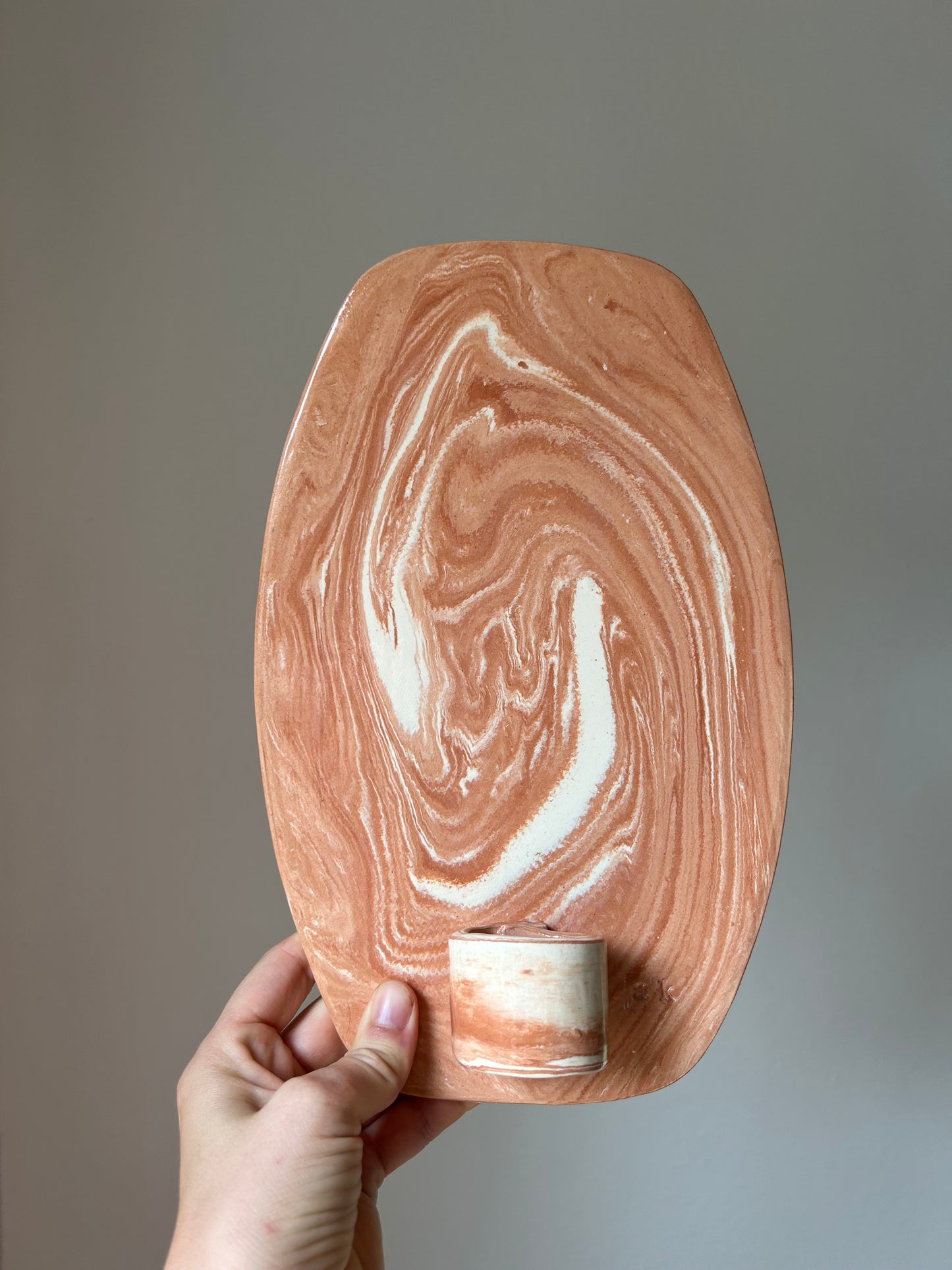 Marbled Large Wall Sconce #3 - Seconds