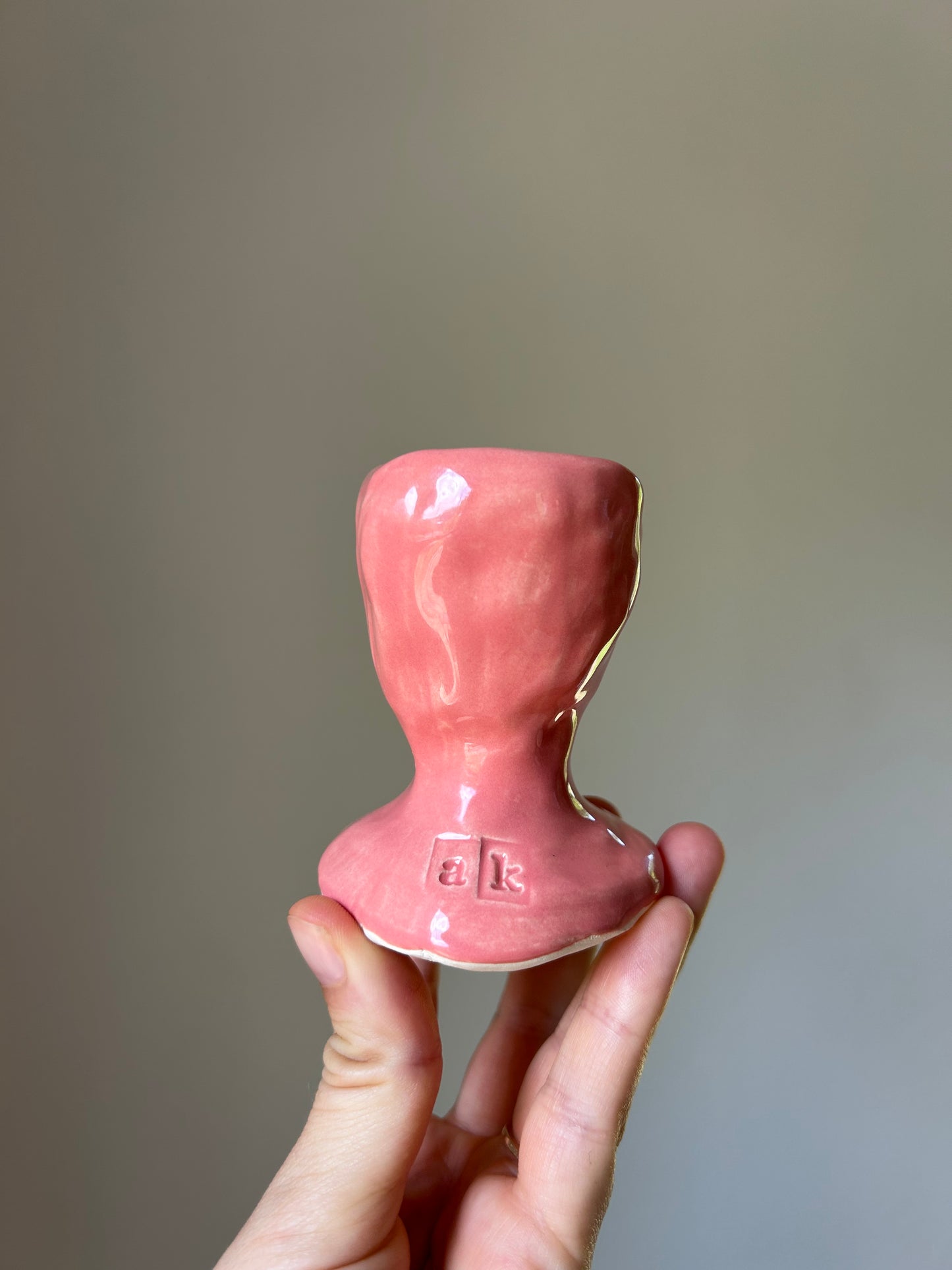 Flamingo Chunky Candlestick Holder