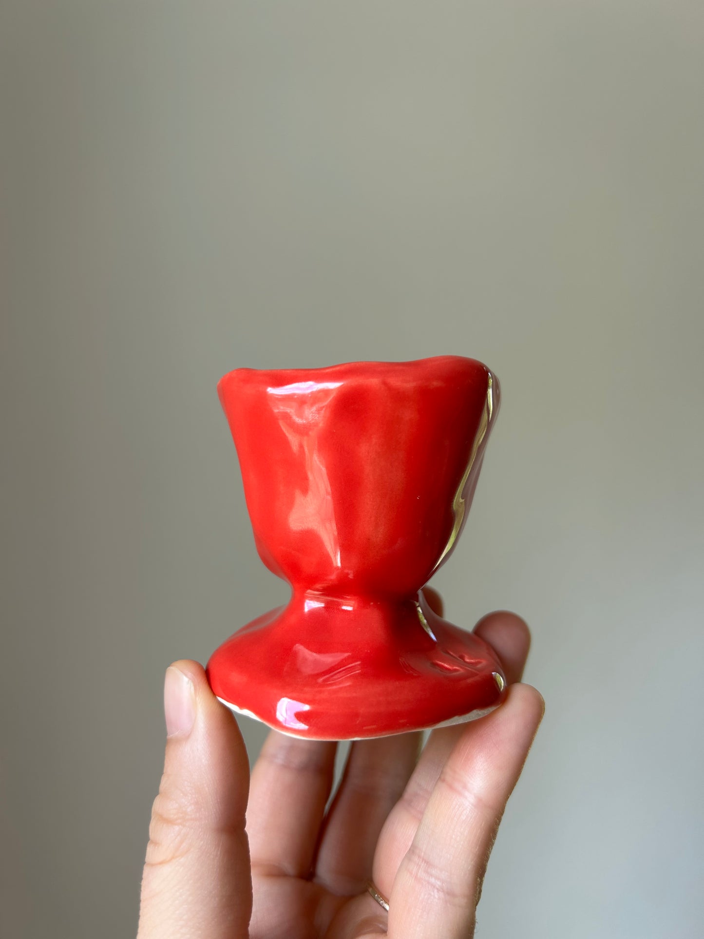 Strawberry Chunky Candlestick Holder