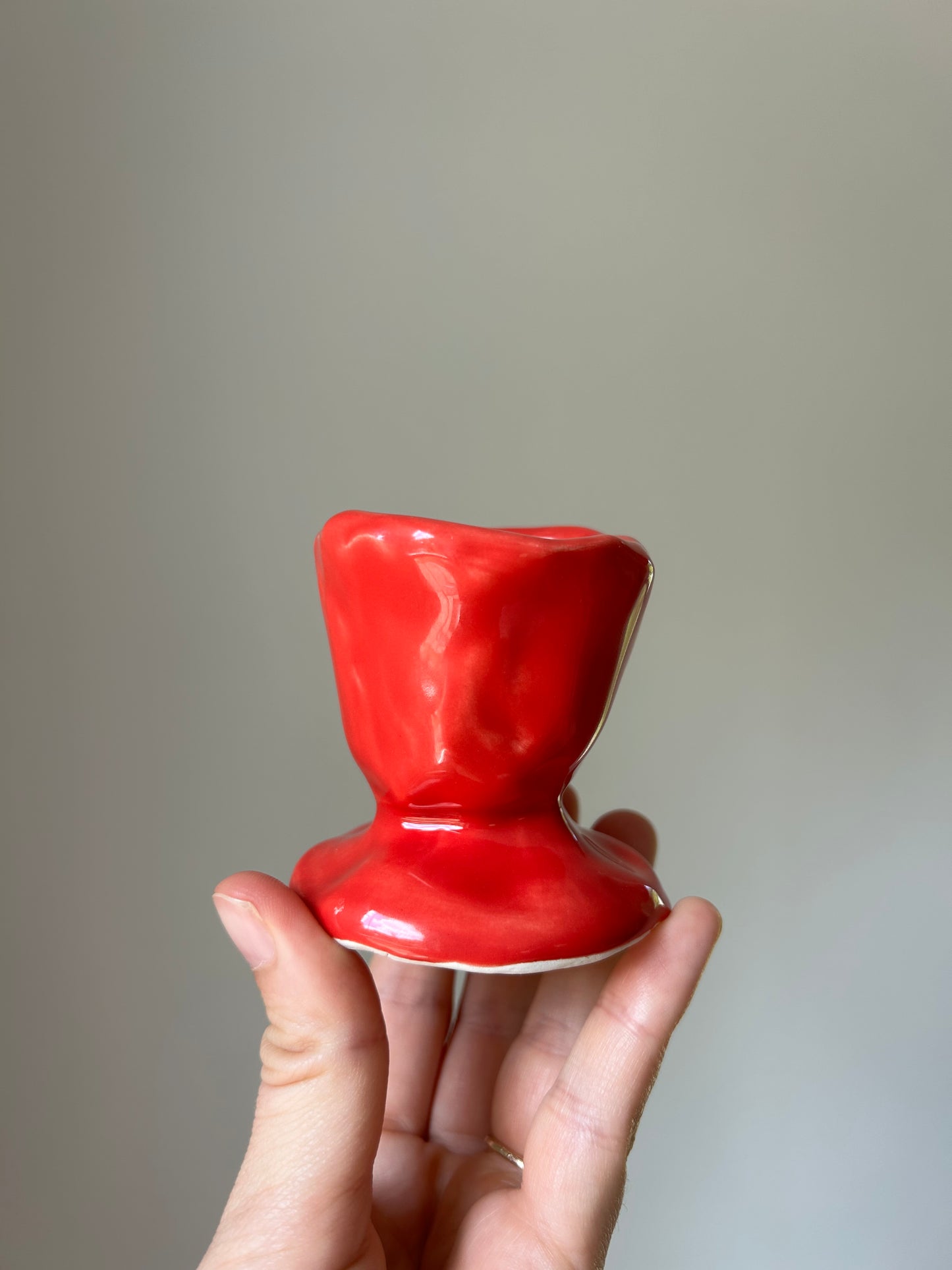 Strawberry Chunky Candlestick Holder