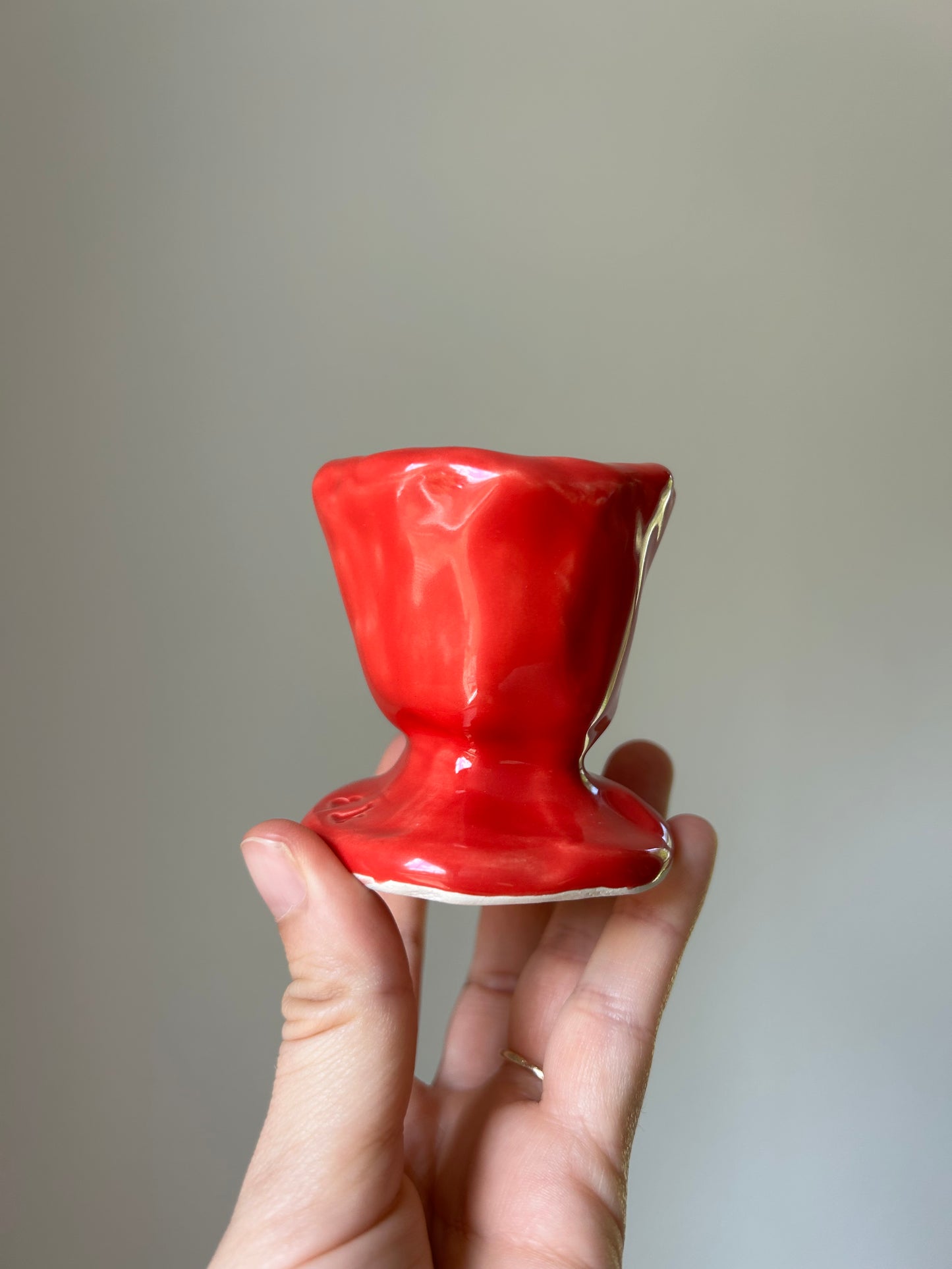 Strawberry Chunky Candlestick Holder