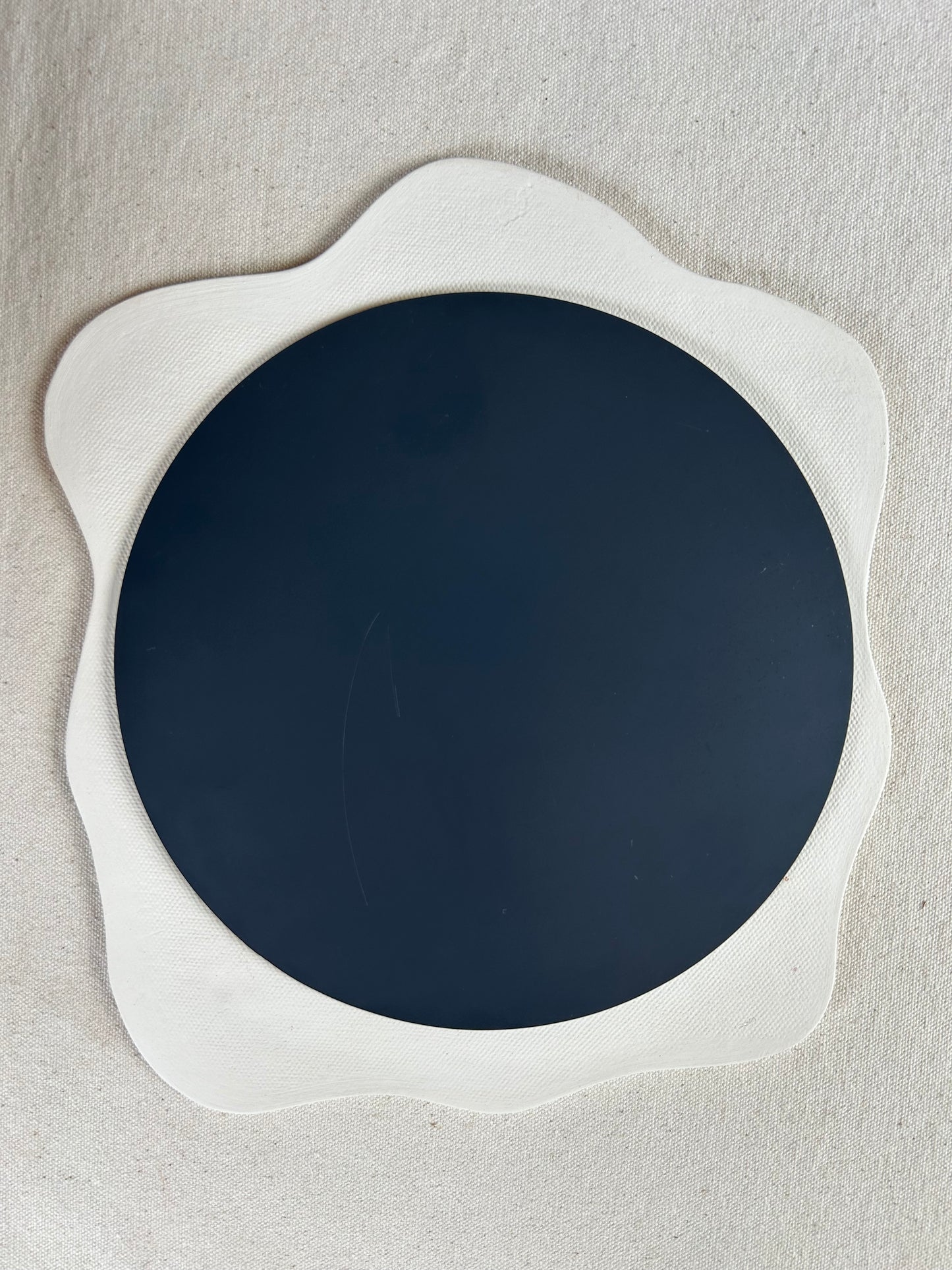 Canton Jade Striped Mirror