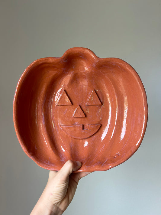 Orange Pumpkin Bowl