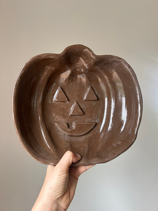 Chocolate Pumpkin Bowl