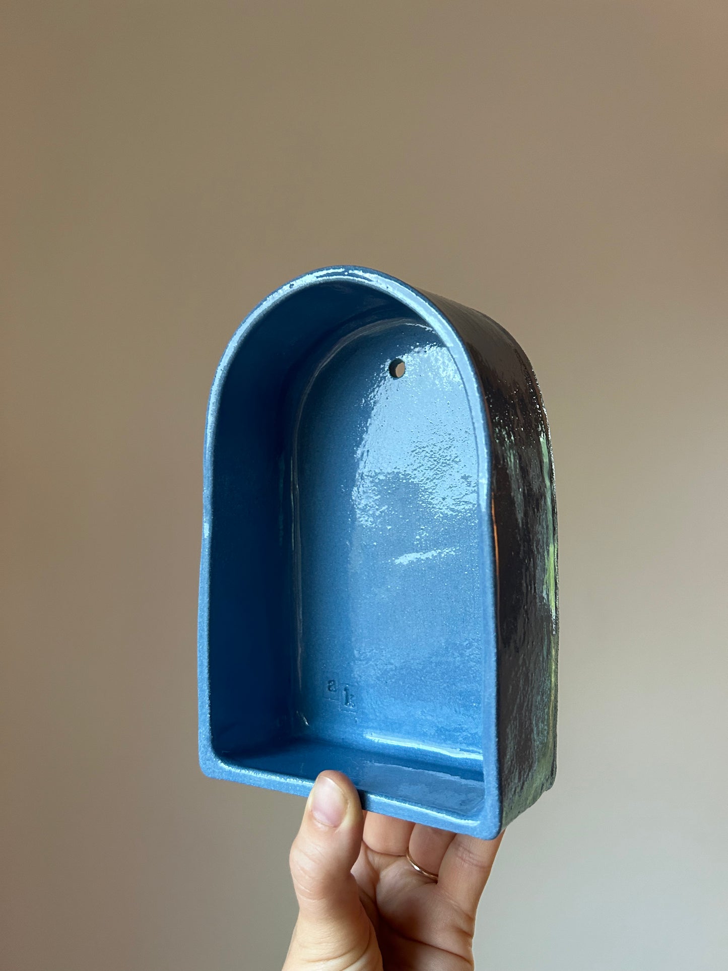 Vivid Blue Small Wall Altar