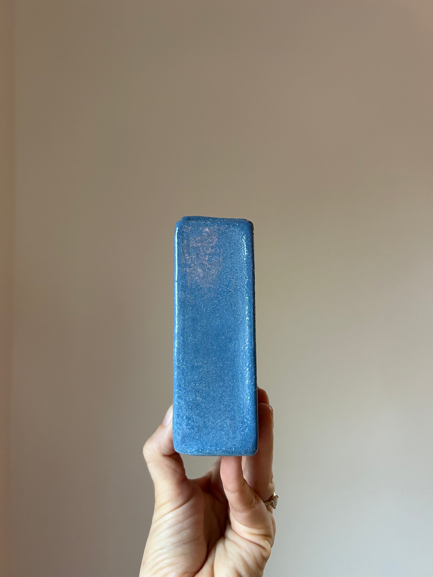 Vivid Blue Vase Bookend