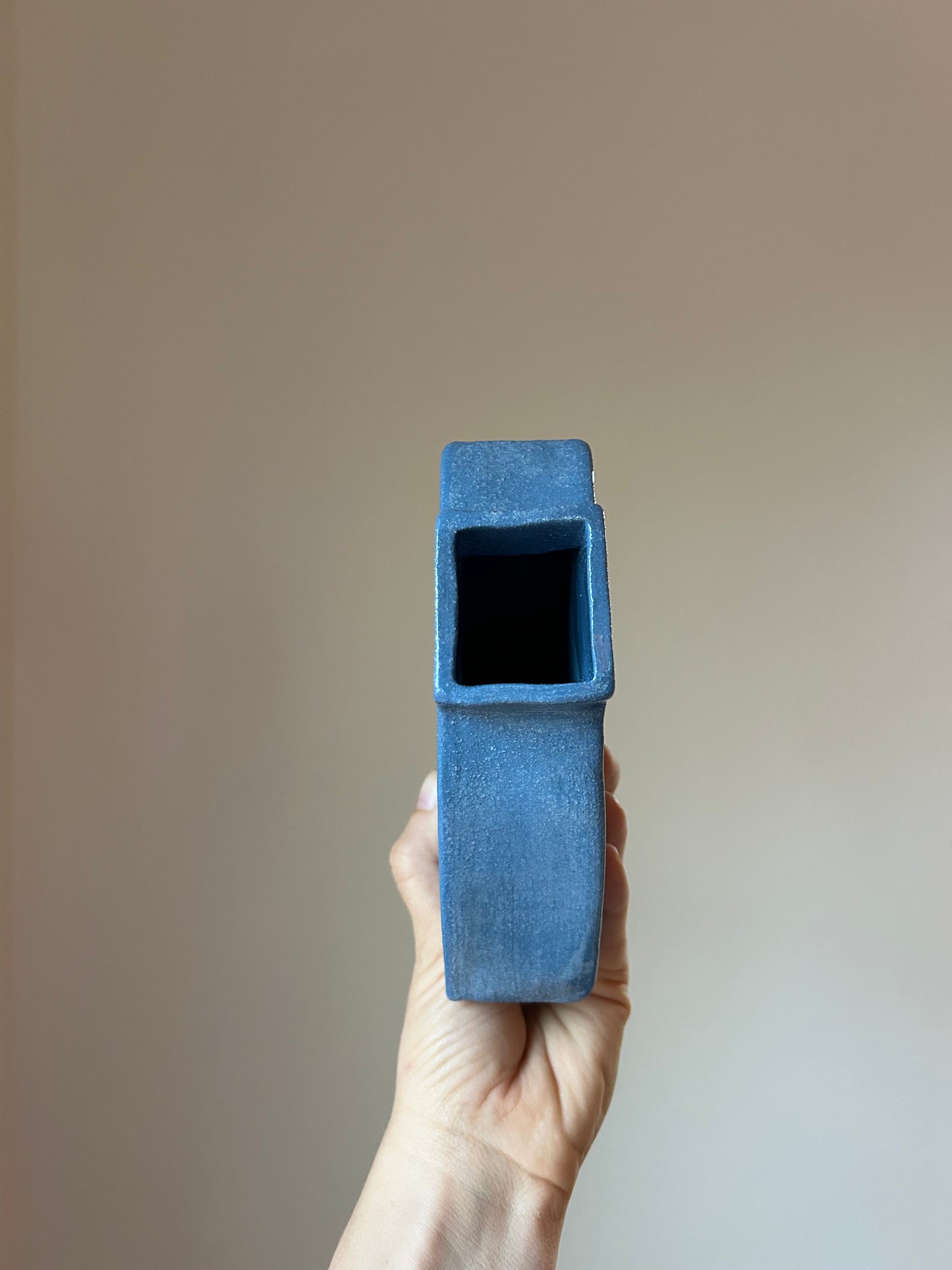 Vivid Blue Vase Bookend