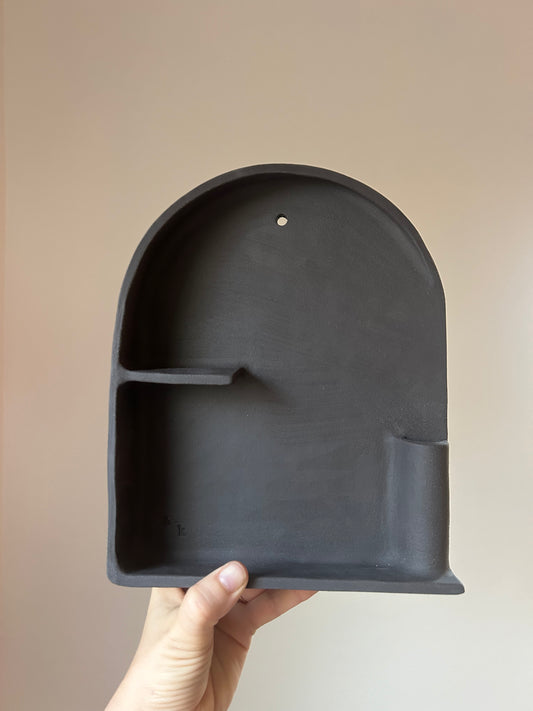 Matte Black Large Wall Altar