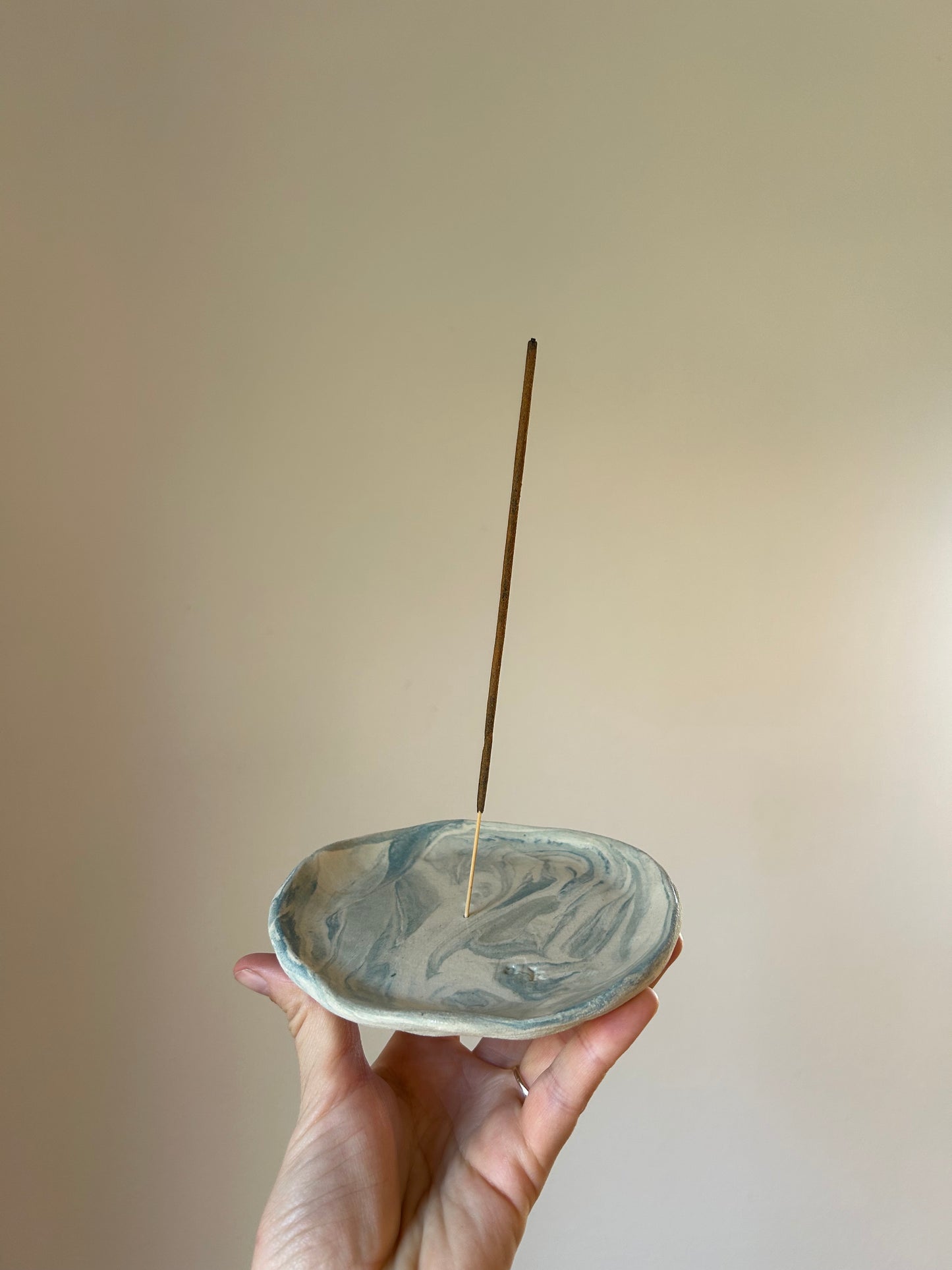 Marbled Incense Holder