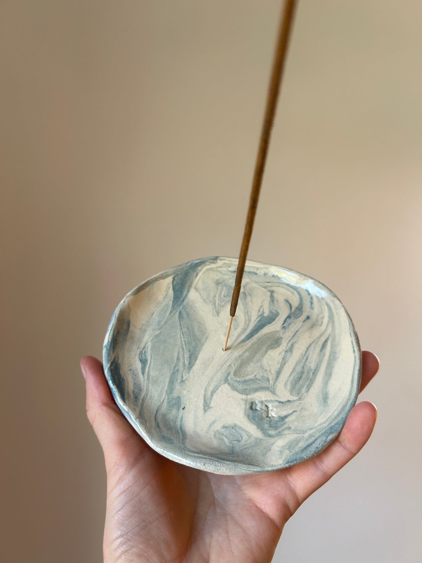 Marbled Incense Holder