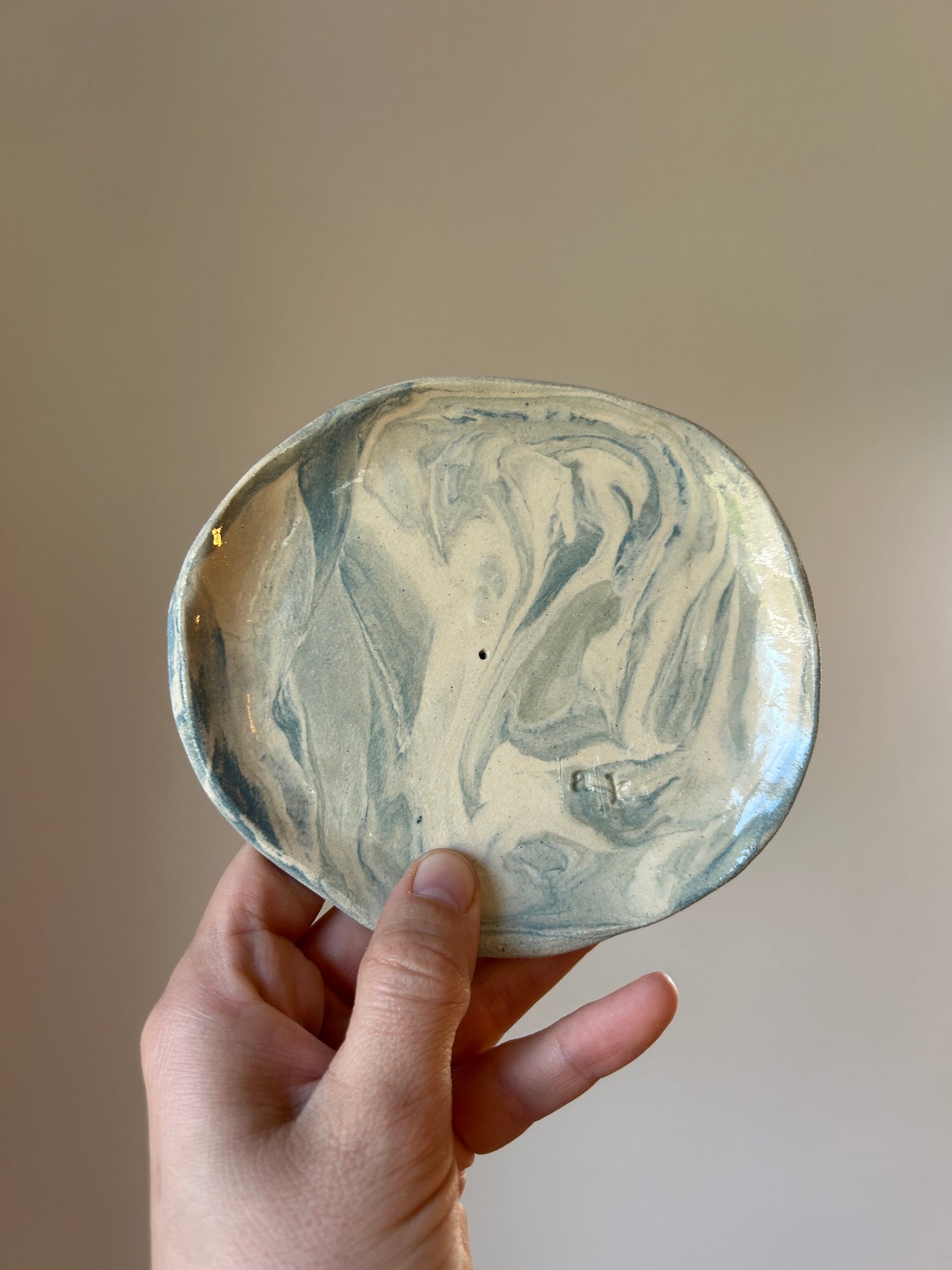 Marbled Incense Holder