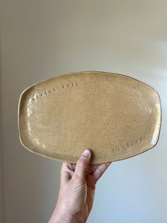 Speckled Serving Tray
