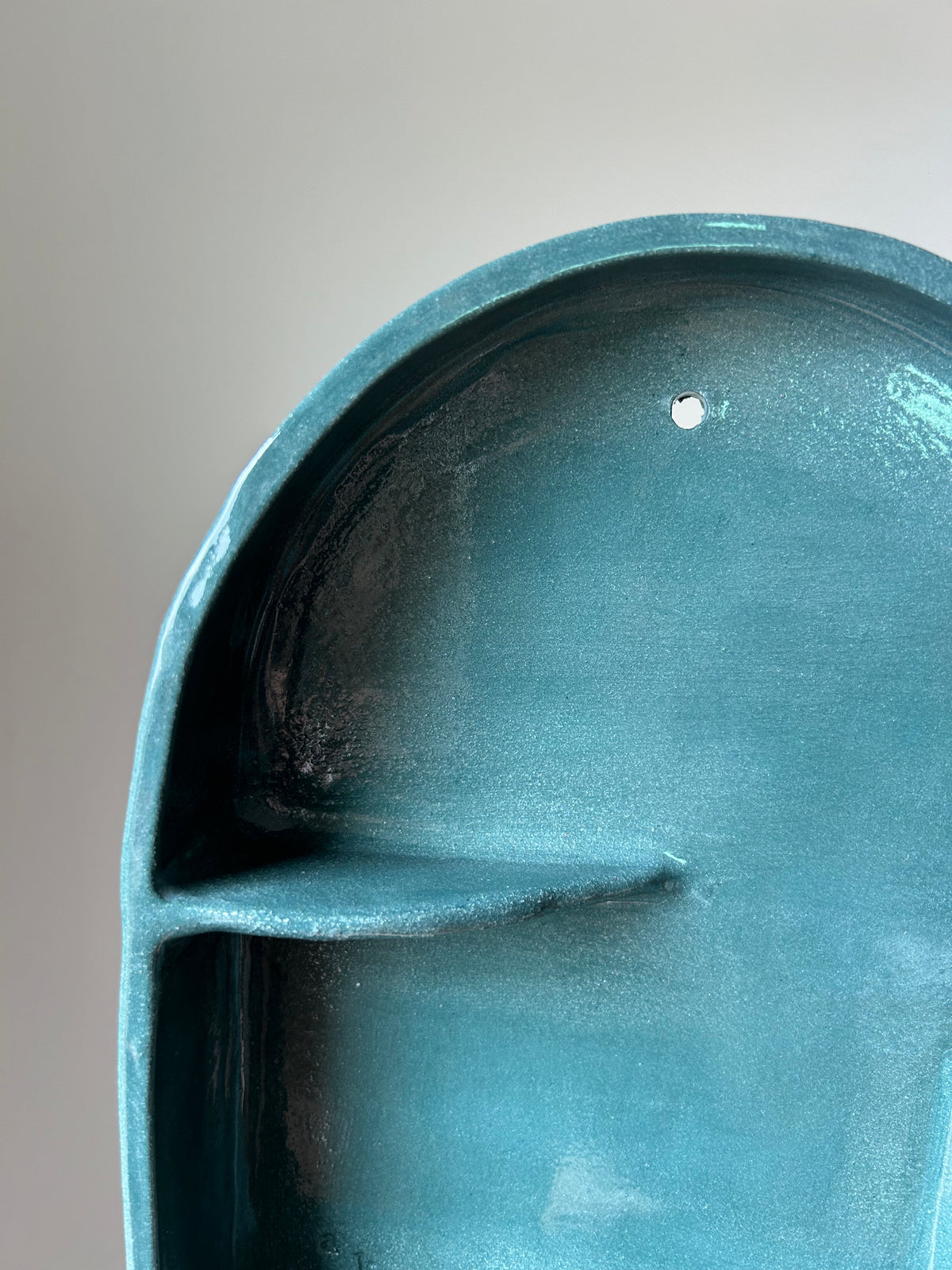 Dark Teal Green Wall Altar